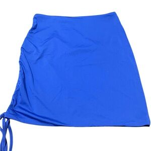 Toluca Women’s Blue Cinched Swim Skirt